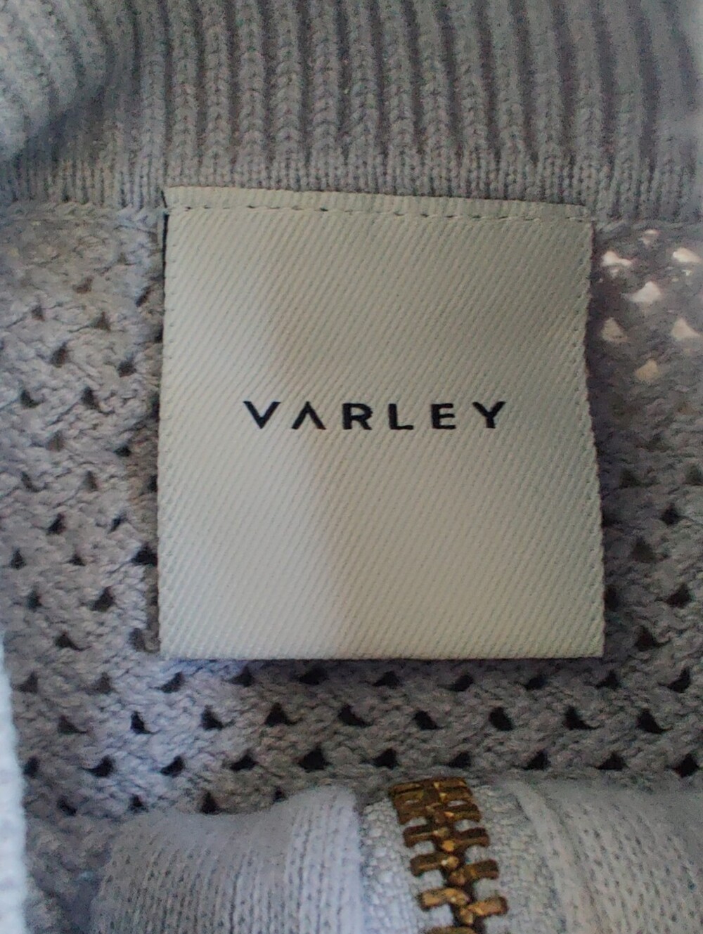 Varley Calva Quarter Zip Pullover In Pearl Blue Size Small - Picture 7 of 9